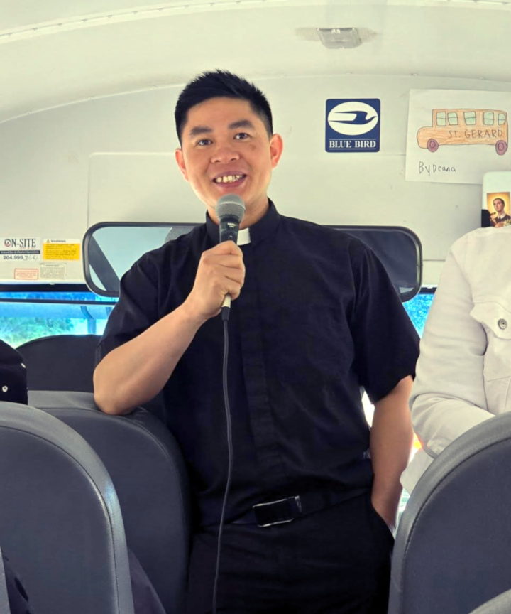 Fr. Peter Tran of St Gerard's Parish, Winnipeg